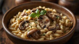 Orzo ai funghi cattolicivegetariani.it