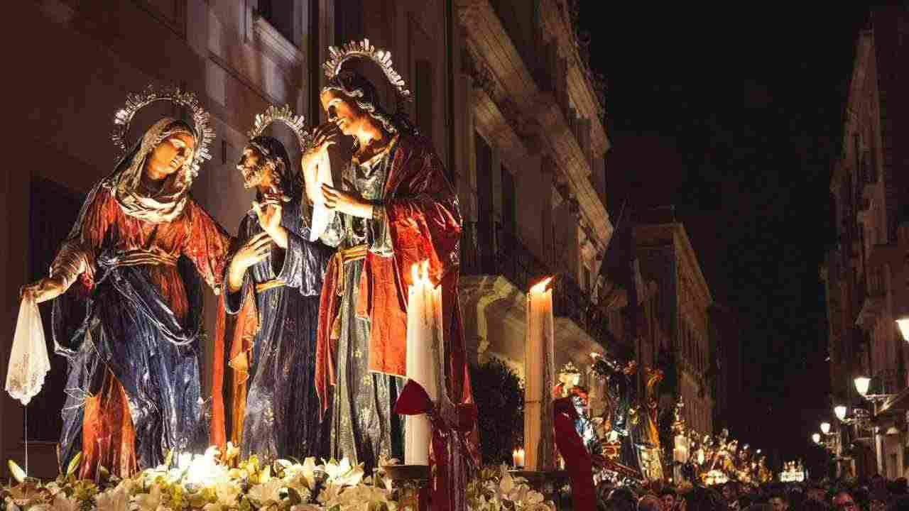 Processione dei Misteri di Trapani viaggio - Cattolicivegetariani.it
